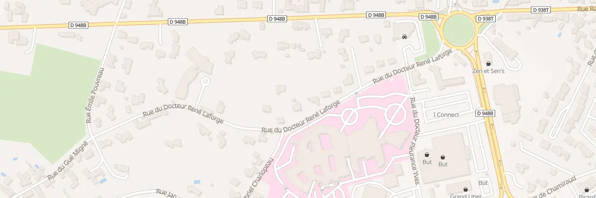 Plan du 28 Rue du Docteur Rene Laforge à Fontenay-le-Comte