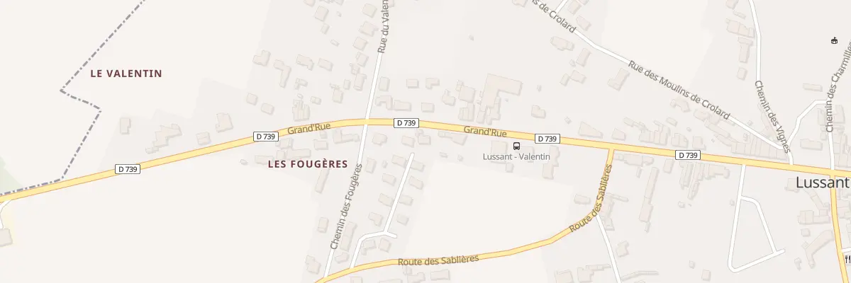 Plan du 79 Gr Grand Rue à Lussant