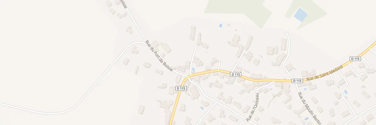 Plan du 3 Rue de la chopinière à Fontenay-le-Comte