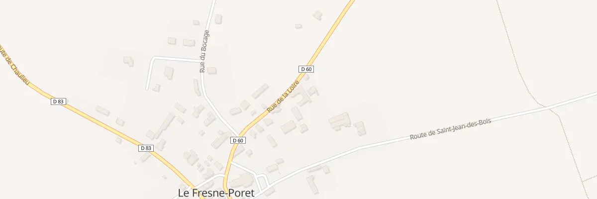 Plan du 10 Rue de la Loire au Fresne-Poret
