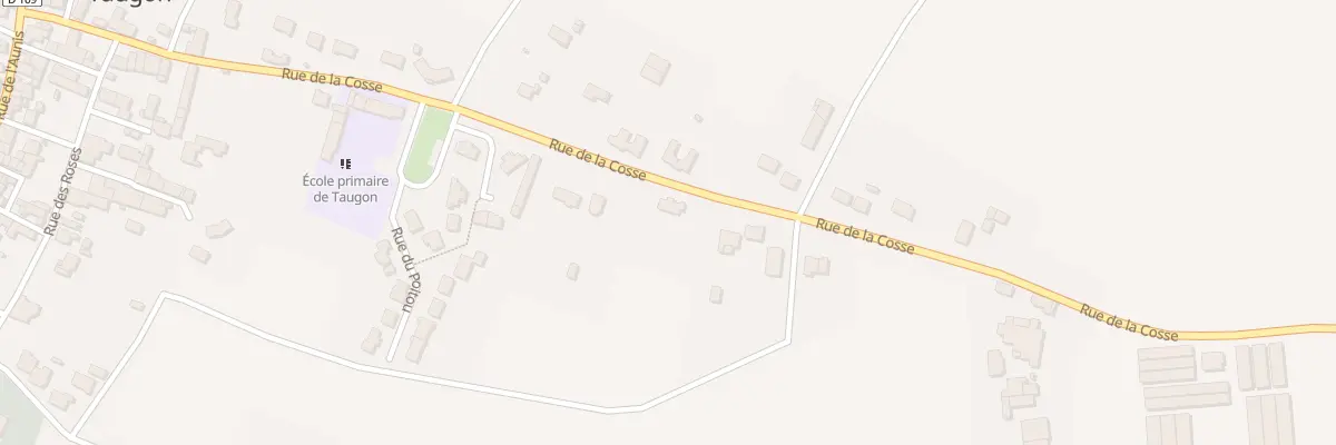 Plan du 35 Rue de la Cosse à Taugon