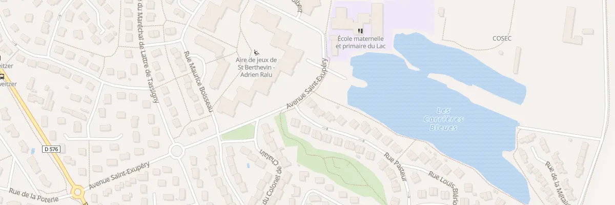 Plan du 1 Rue Pasteur à Saint-Berthevin