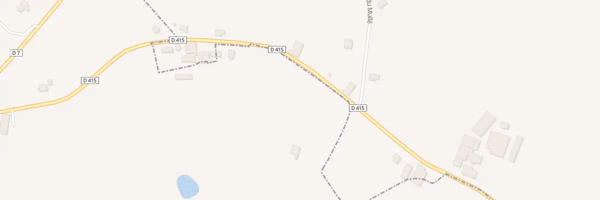 Plan du 484 Rte de St Martin à Poyartin