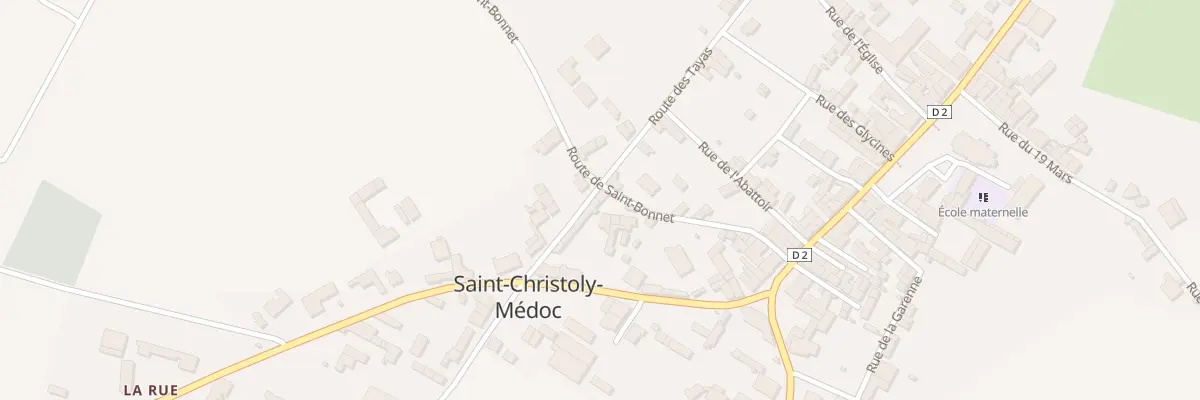 Plan du 1 Rte des Tayas à Saint-Christoly-Médoc