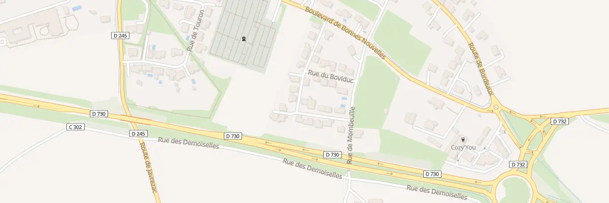 Plan du 17 Rue des Blés à Cozes