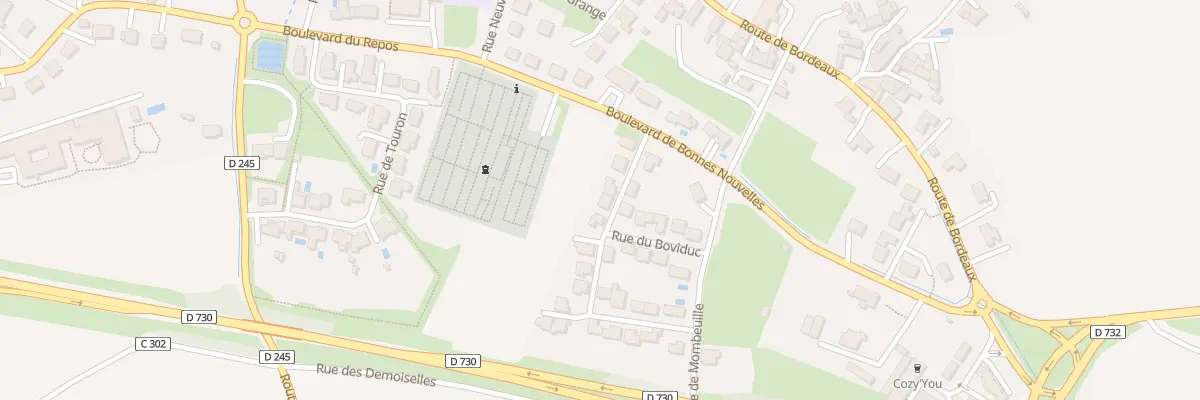 Plan du 8 Rue des Blés à Cozes