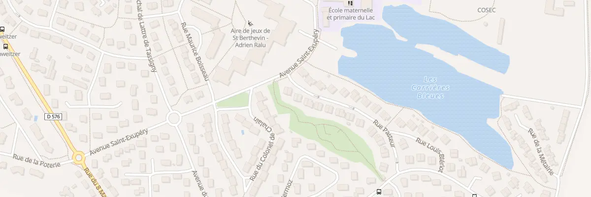 Plan du 6 Rue Pasteur à Saint-Berthevin