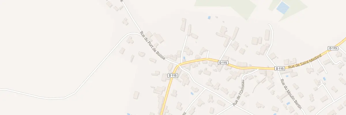 Plan du 9003F Rue du port de boisse à Fontenay-le-Comte