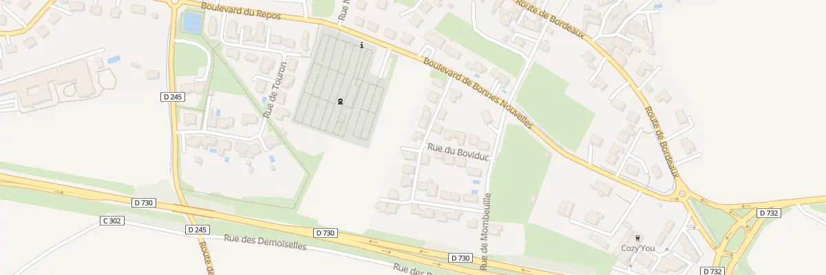 Plan du 10 Rue des Blés à Cozes