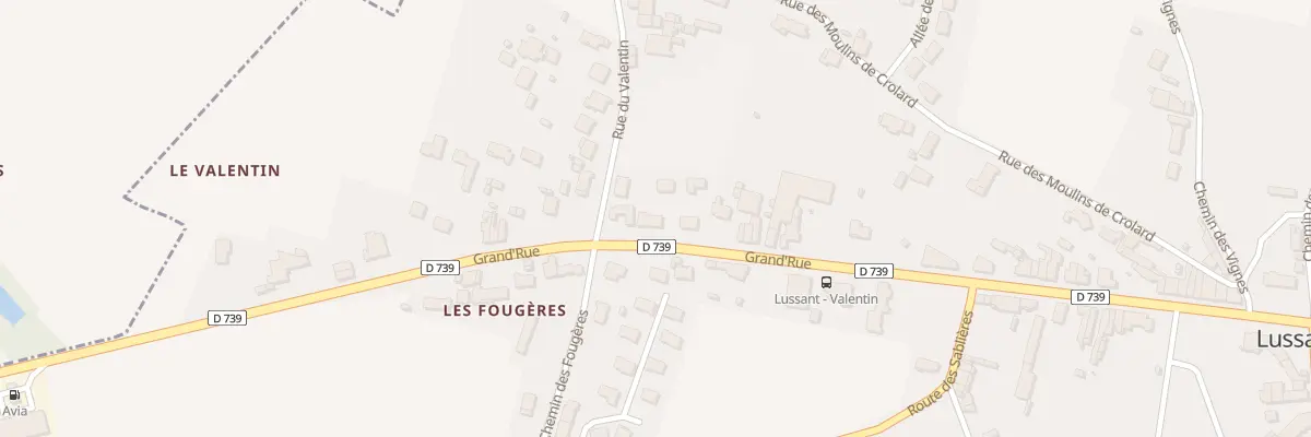 Plan du 90 Gr Grand Rue à Lussant