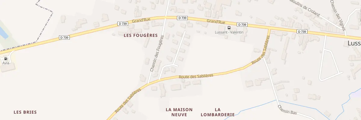 Plan du 6 All des Noyers à Lussant