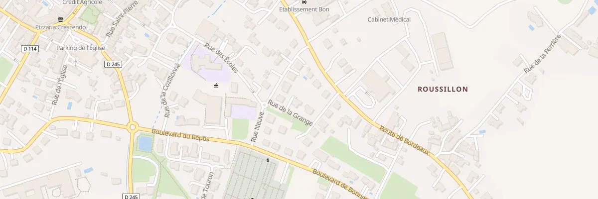 Plan du 6 Rue de la Grange à Cozes