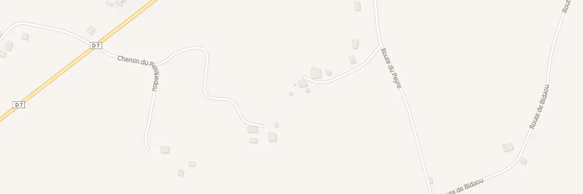 Plan du 18 Rte du Peyre à Audon
