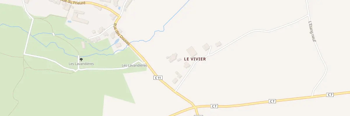 Plan du 41 Le Vivier Flocel à Sèvremont