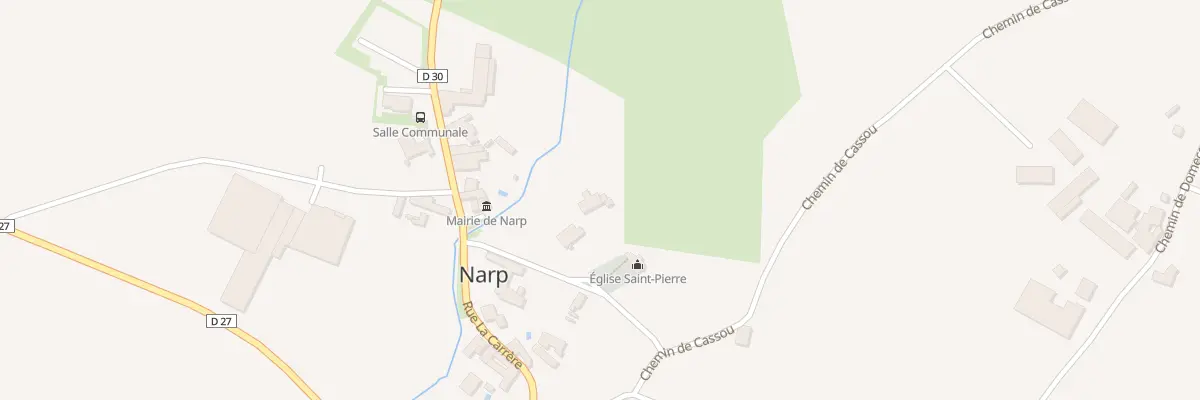 Plan du 1 Cami de la Gleisa à Narp