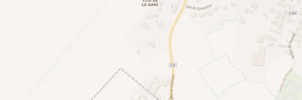 Plan du 28 Rue de l’ormeau à Doix lès Fontaines