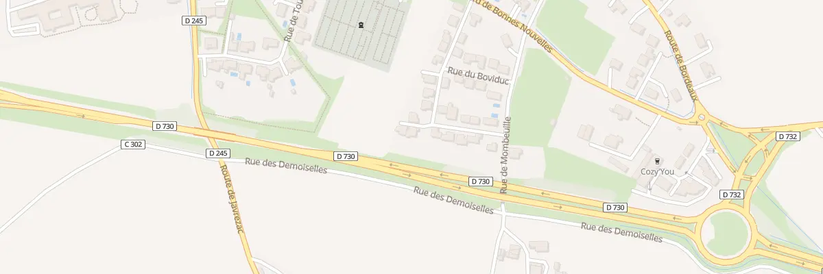 Plan du 24 Rue des Blés à Cozes
