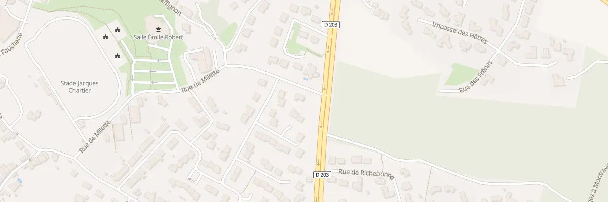 Plan du 80 Rue de Millette à Pouzauges