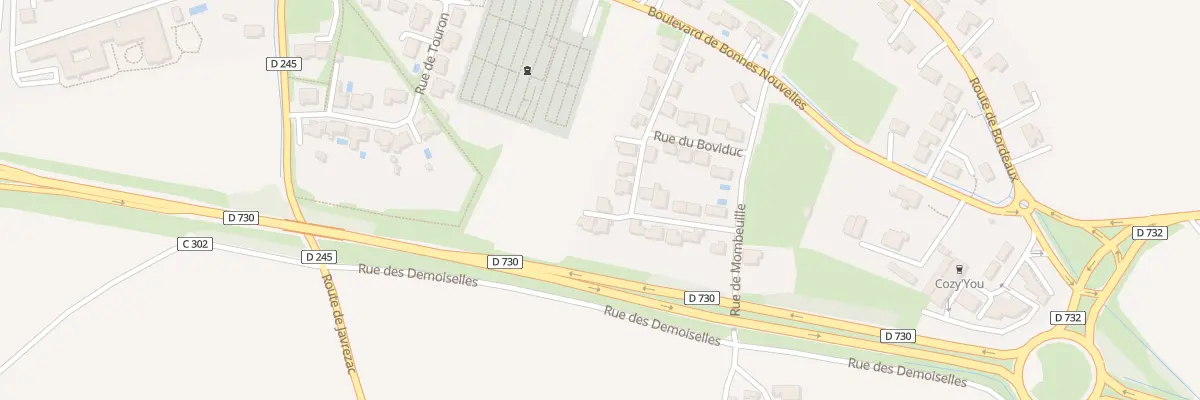 Plan du 20 Rue des Blés à Cozes