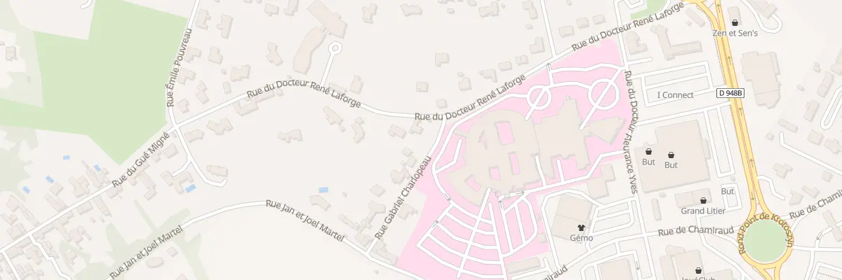Plan du 23 Rue du Docteur Rene Laforge à Fontenay-le-Comte
