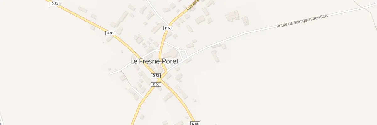 Plan du 16 Rue de Normandie au Fresne-Poret