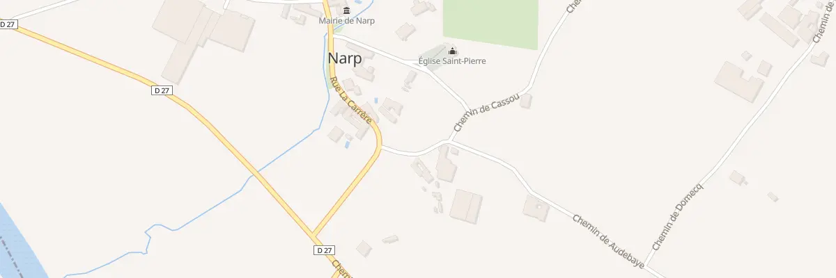Plan du 2 Cami de la Gleisa à Narp