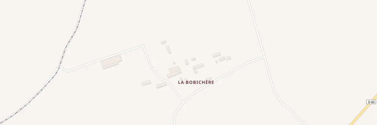 Plan du 6 Le Champ de la Bobichere au Fresne-Poret