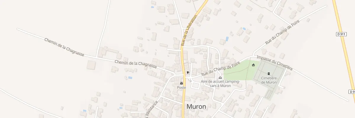 Plan du 6 Rue de la Libération à Muron