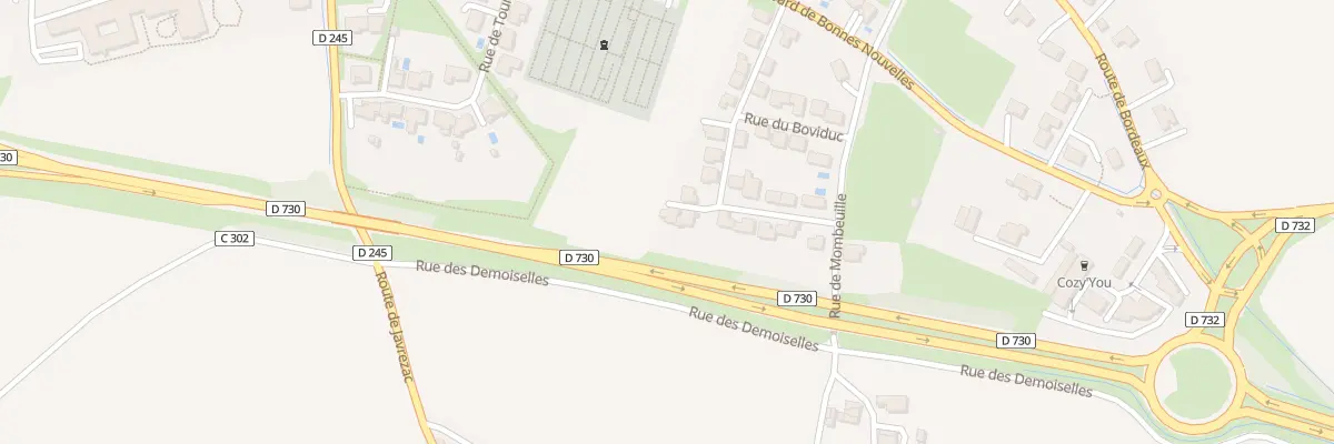 Plan du 22 Rue des Blés à Cozes