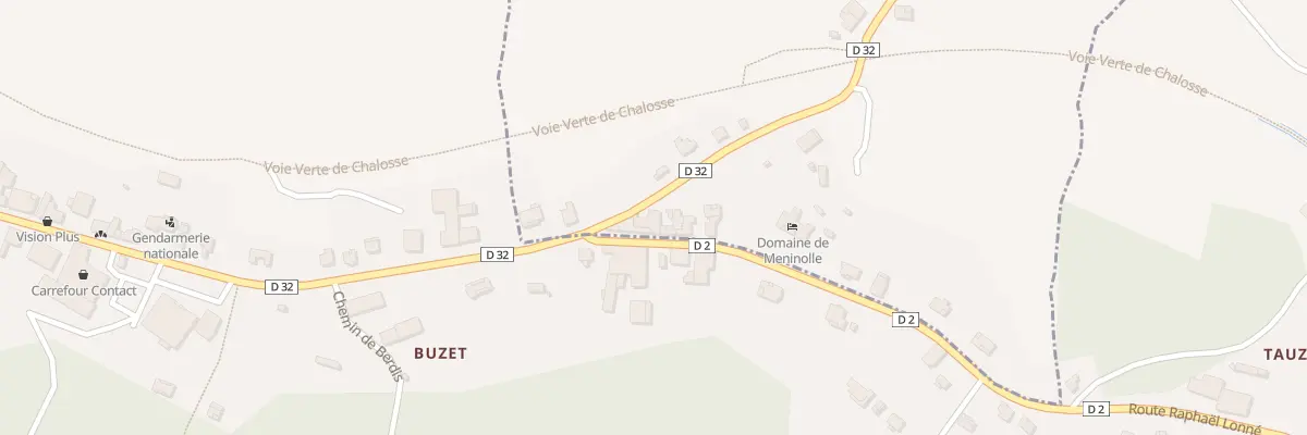 Plan du 36 Rte de Mugron à Nousse