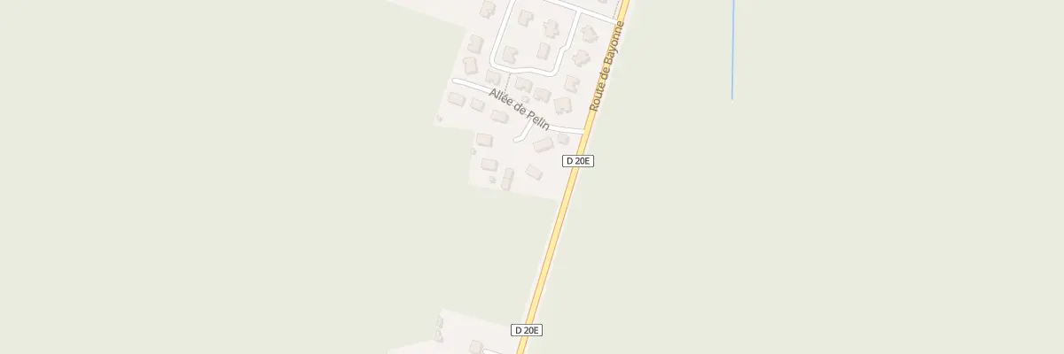 Plan du 2 All de Pelin à Saugnac-et-Muret