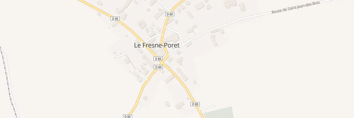Plan du 8 Rue de Normandie au Fresne-Poret