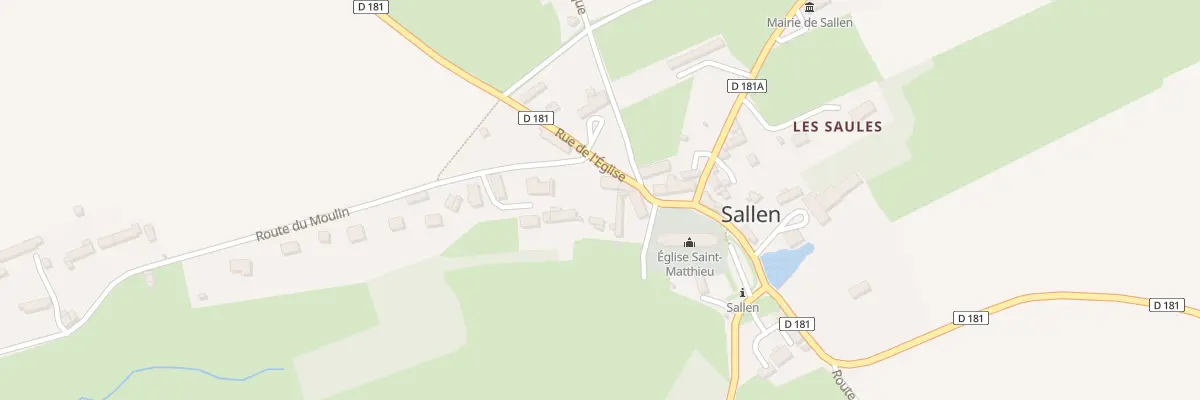 Plan du 163 Rue de l’Église à Sallen