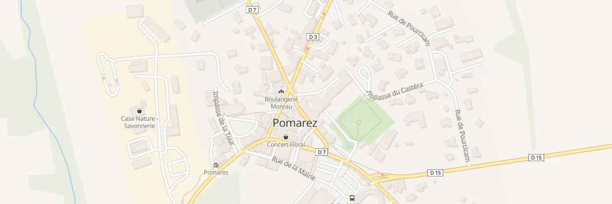 Plan du 86 Rue du Commerce à Pomarez