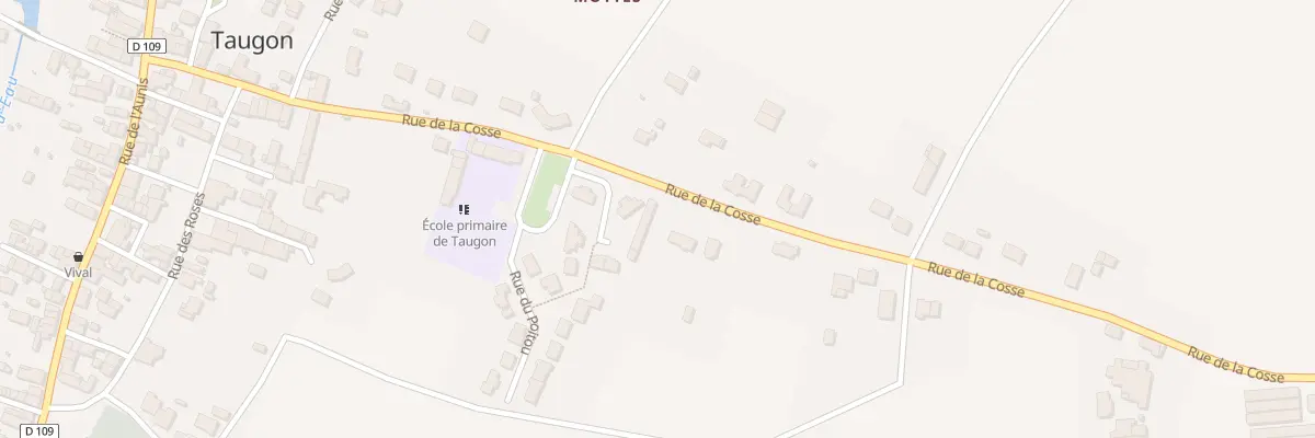 Plan du 27 Rue de la Cosse à Taugon