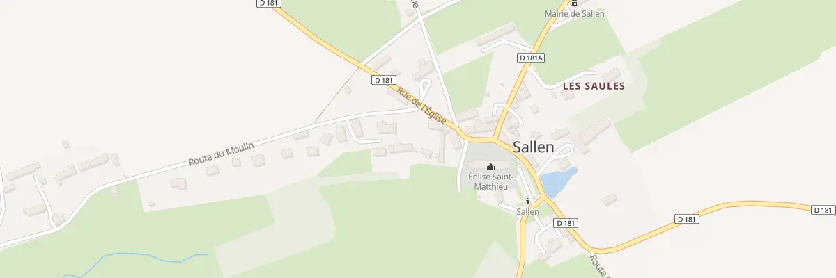 Plan du 5011 Le Bourg à Sallen