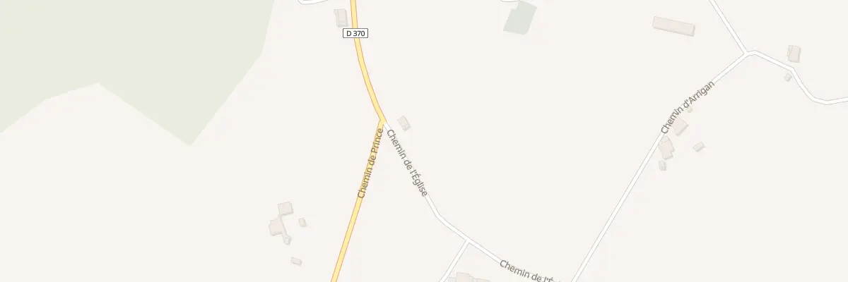 Plan du 245 Che de l’Église à Saint-Girons-en-Béarn