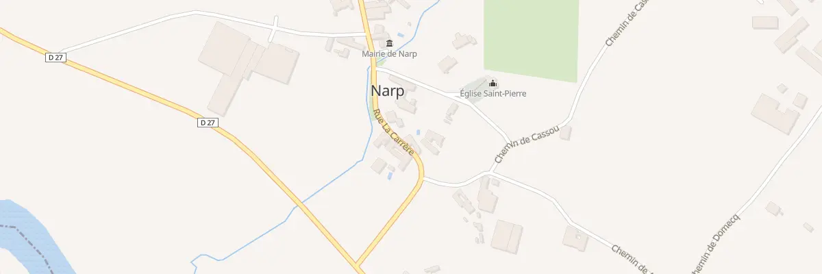 Plan du 4 Rue la Carrère à Narp