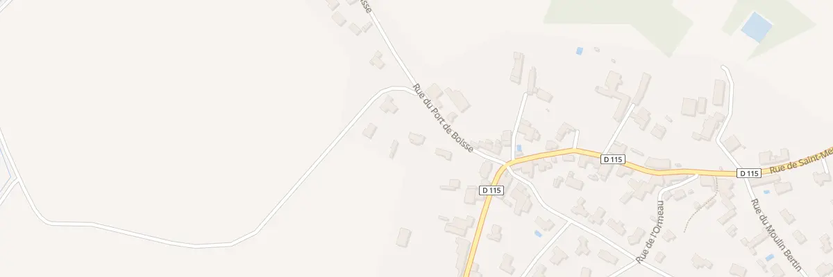 Plan du 5 Rue du port de boisse à Fontenay-le-Comte