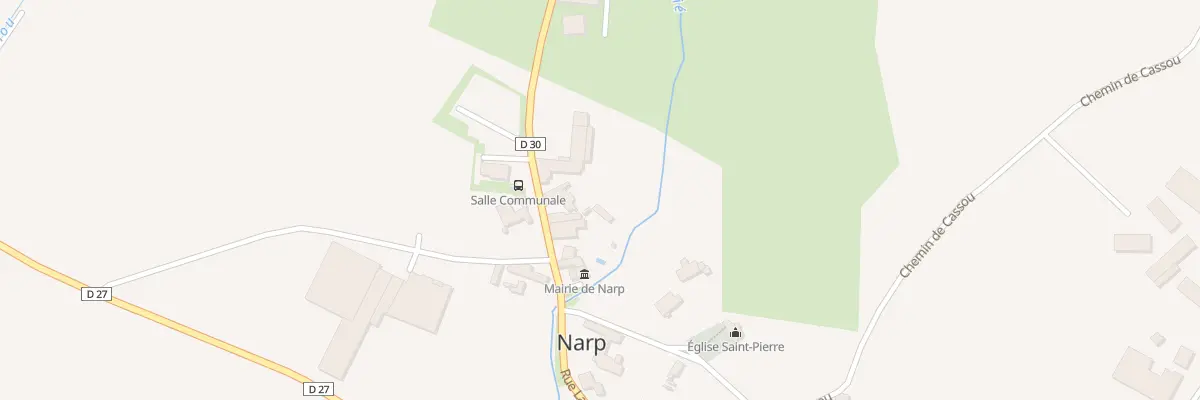 Plan du 18 Rue la Carrère à Narp