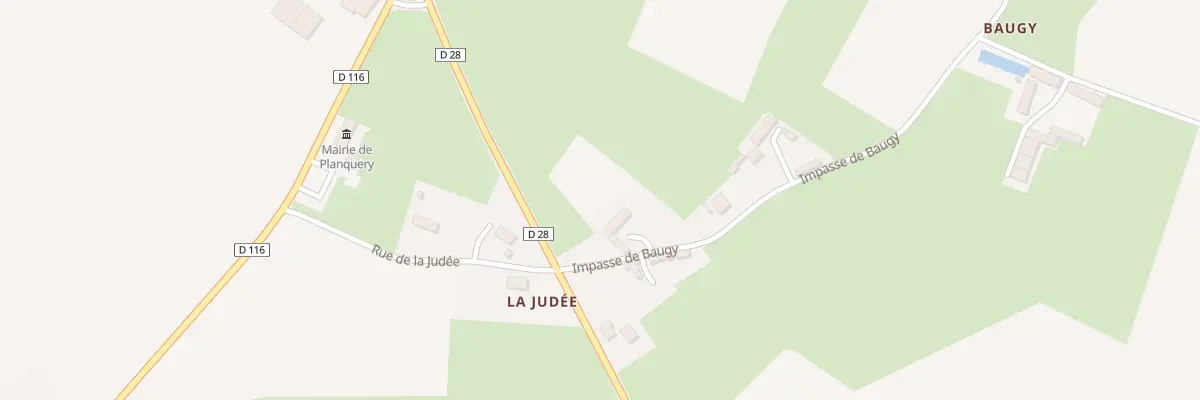 Plan du 5047 Baugis à Planquery