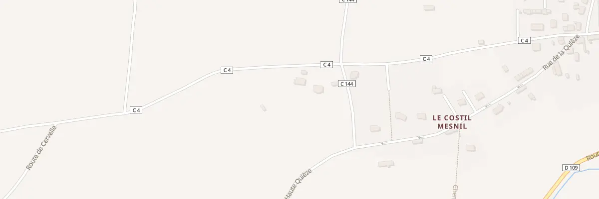 Plan du 21 Rue de la Quieze - Le Tourneur à Souleuvre en Bocage