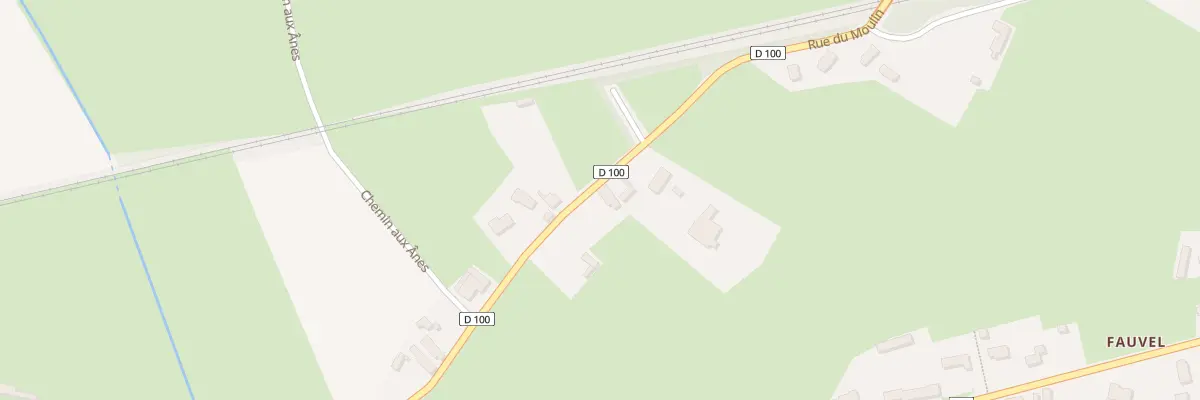 Plan du 1237 Rue du Moulin à Crouay