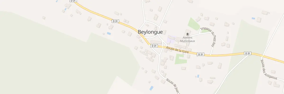 Plan du 17 Bourg à Beylongue