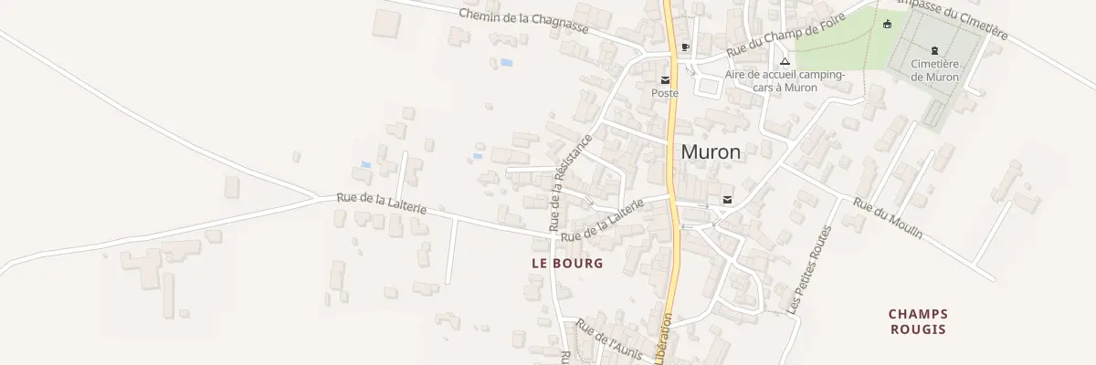 Plan du 16 Rue de la Résistance à Muron