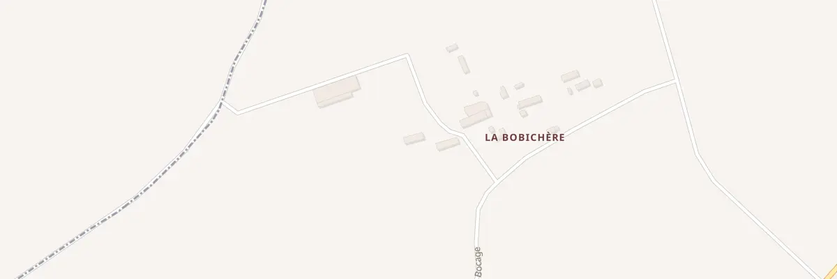 Plan du 3 Le Champ de la Bobichere au Fresne-Poret
