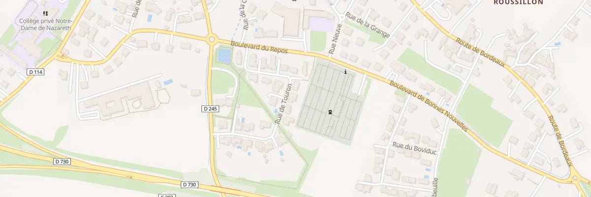 Plan du 15 Rue de Touron à Cozes
