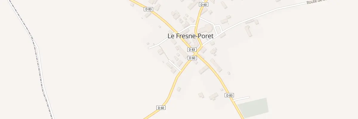 Plan du 6 Rue des Pommiers au Fresne-Poret