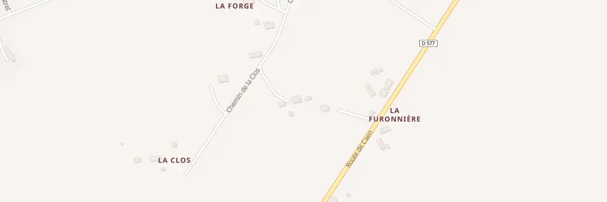 Plan du 15 Che de la Clos - Le Reculey à Souleuvre en Bocage