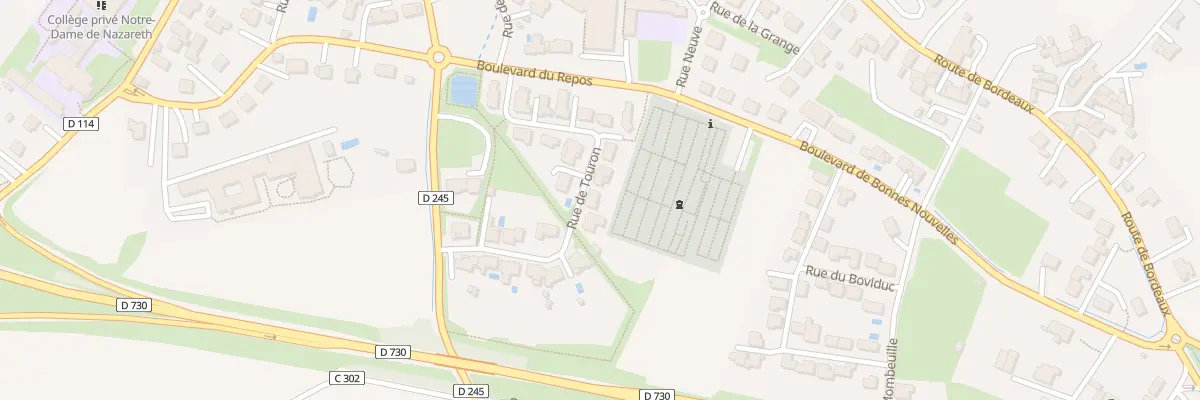 Plan du 17 Rue de Touron à Cozes